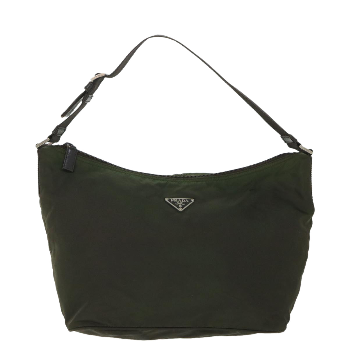 PRADA Shoulder Bag Nylon Green Auth bs8740 - 0