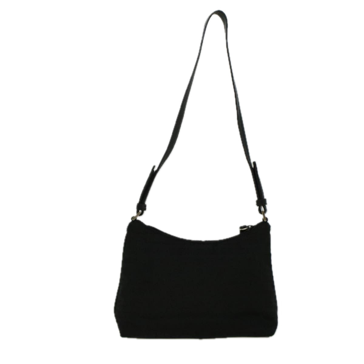 PRADA Shoulder Bag Nylon Black Auth bs8768