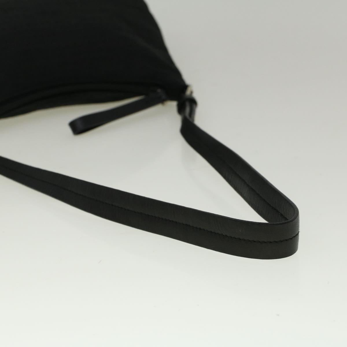 PRADA Shoulder Bag Nylon Black Auth bs8768