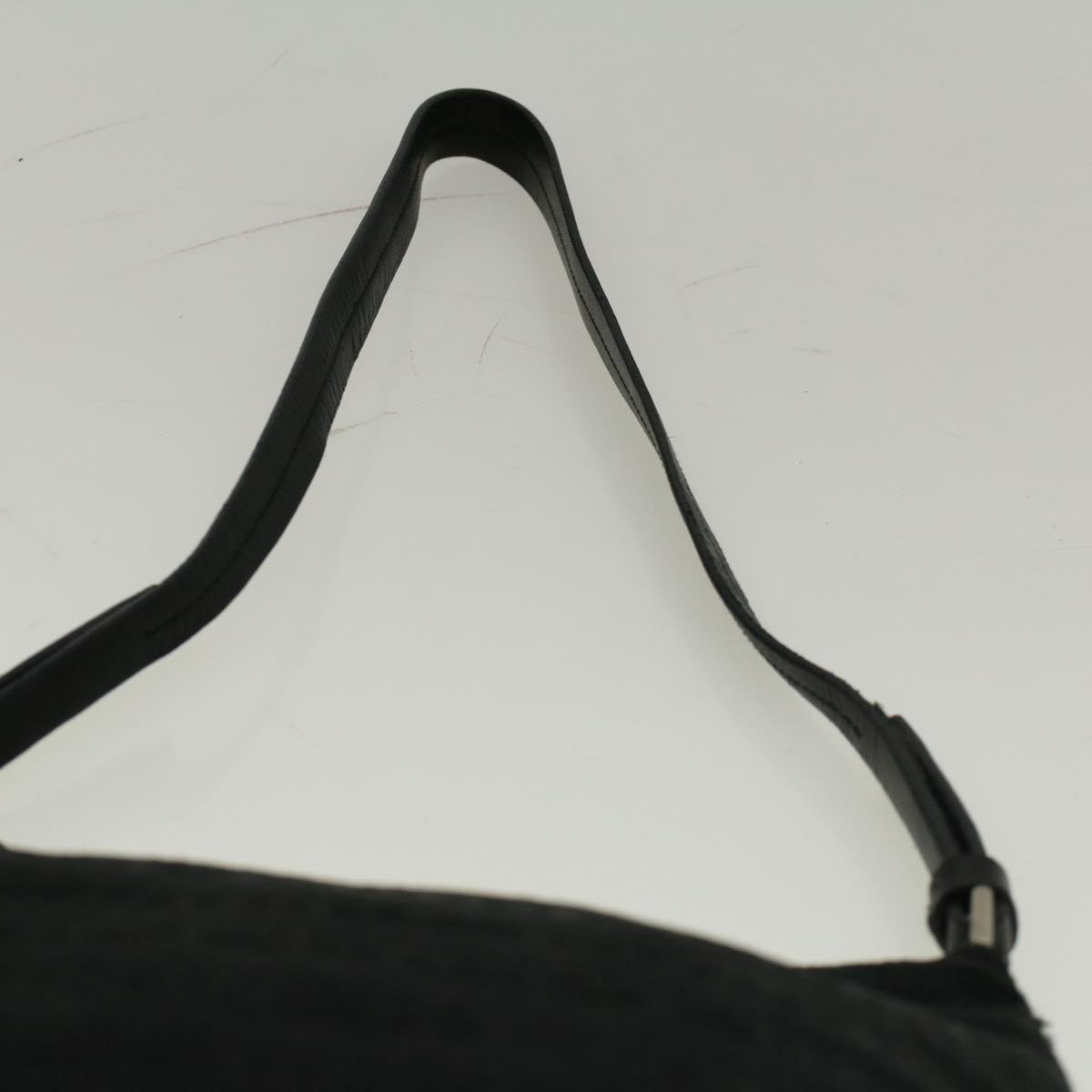 PRADA Shoulder Bag Nylon Black Auth bs8768