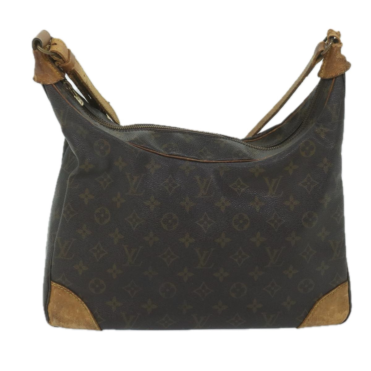 LOUIS VUITTON Monogram Boulogne 35 Shoulder Bag M51260 LV Auth bs8783