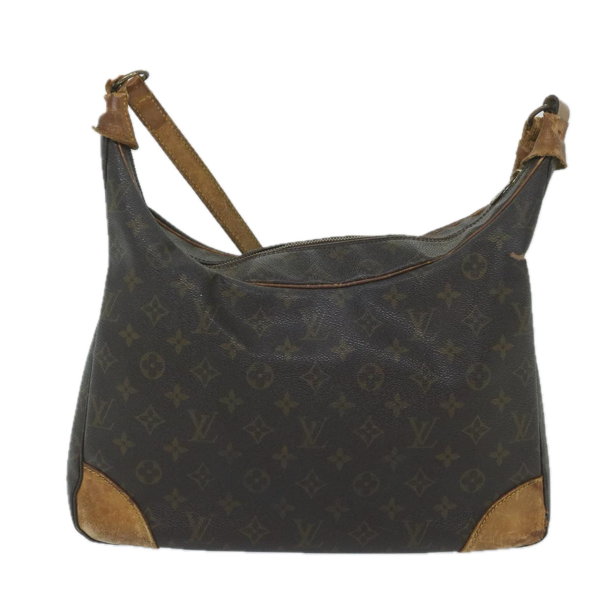 LOUIS VUITTON Monogram Boulogne 35 Shoulder Bag M51260 LV Auth bs8783