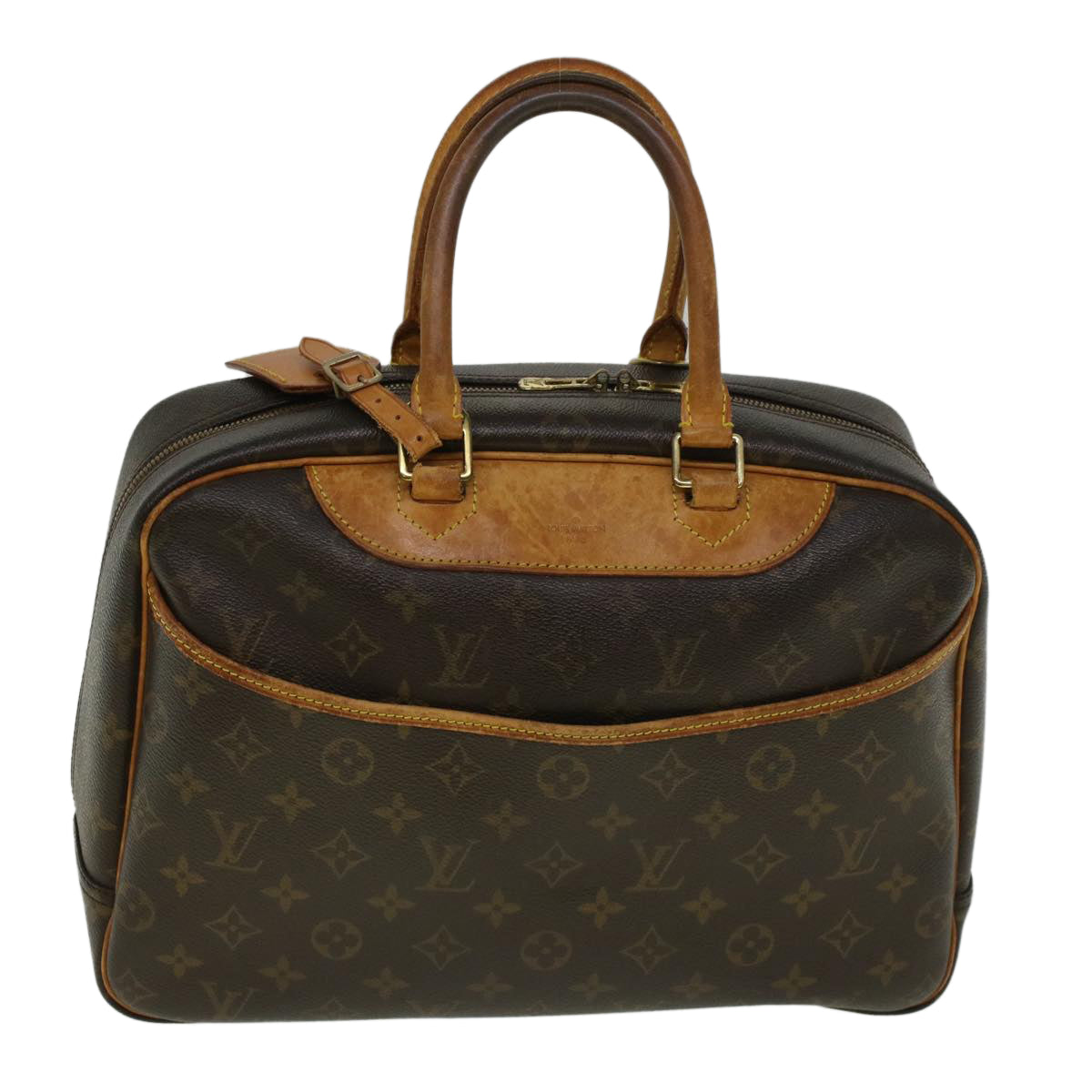 LOUIS VUITTON Monogram Deauville Hand Bag M47270 LV Auth bs8784