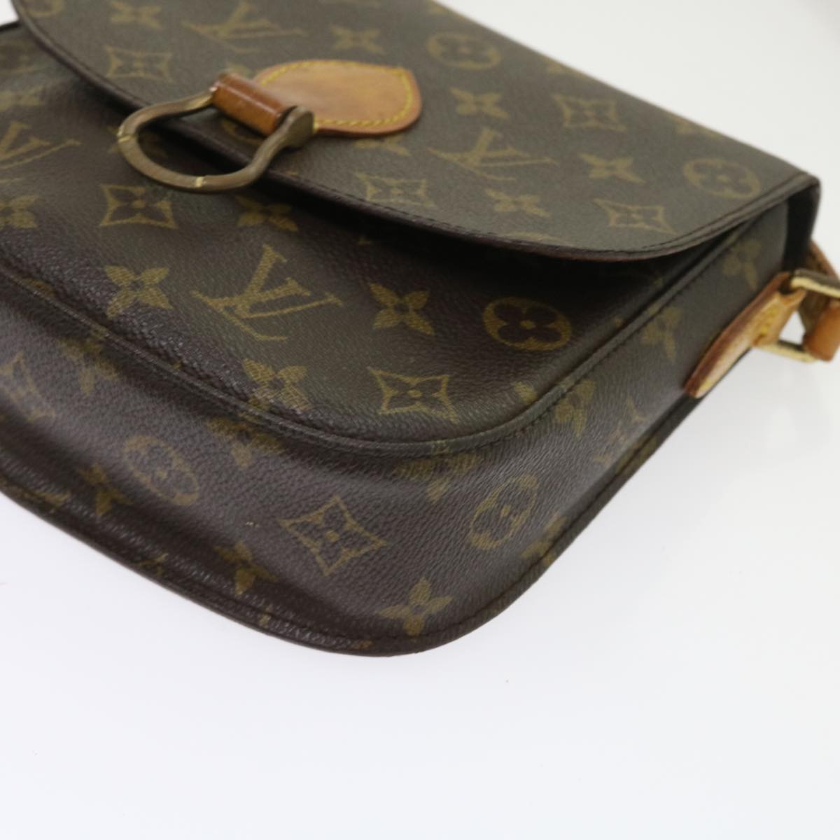 LOUIS VUITTON Monogram Saint Cloud MM Shoulder Bag M51243 LV Auth bs8788