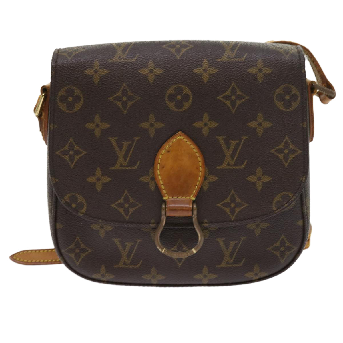 LOUIS VUITTON Monogram Saint Cloud MM Shoulder Bag M51243 LV Auth bs8788