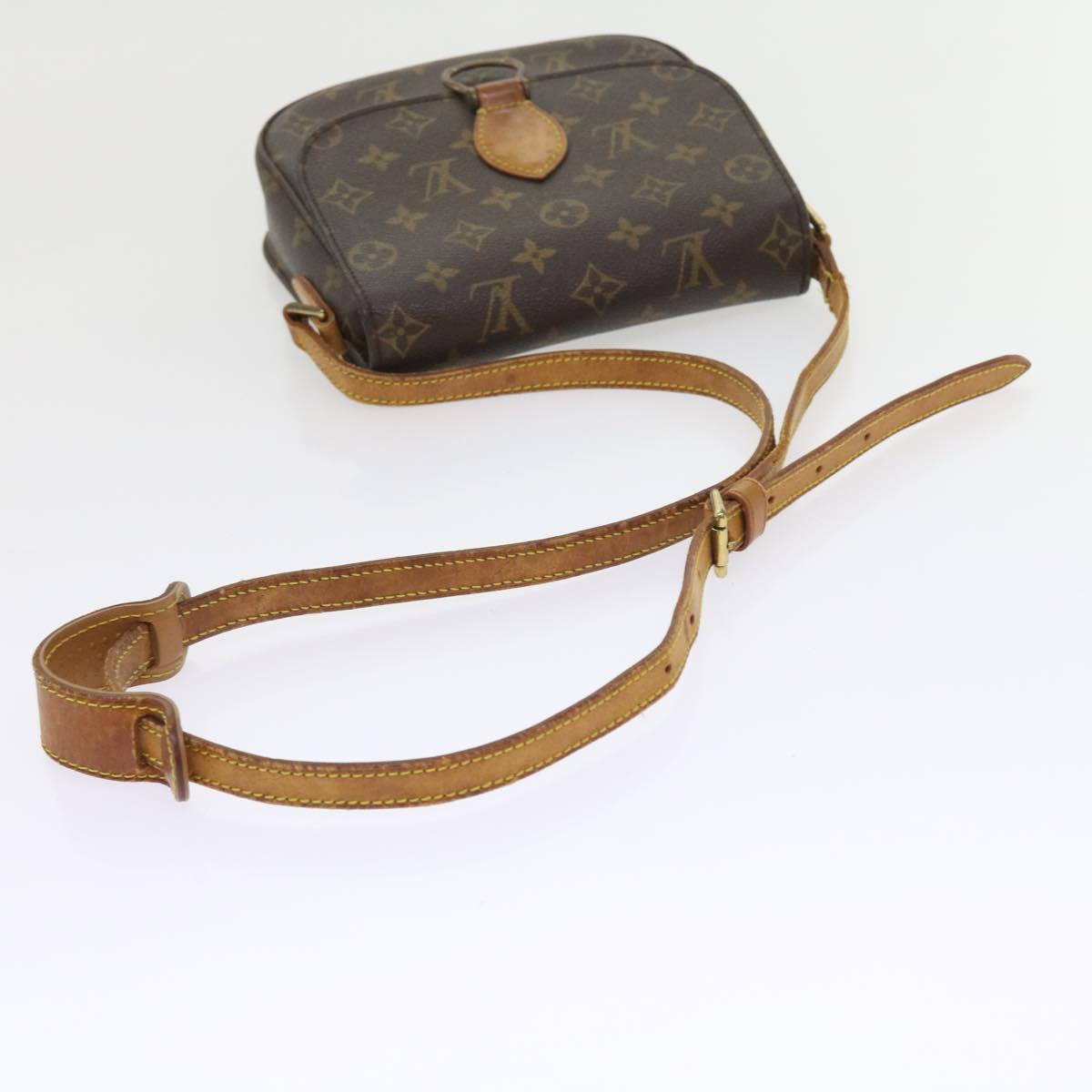 LOUIS VUITTON Monogram Saint Cloud MM Shoulder Bag M51243 LV Auth bs8788