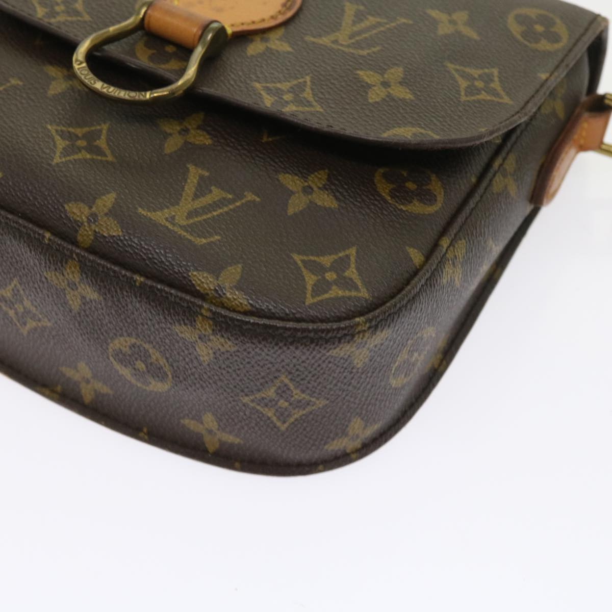 LOUIS VUITTON Monogram Saint Cloud MM Shoulder Bag M51243 LV Auth bs8790