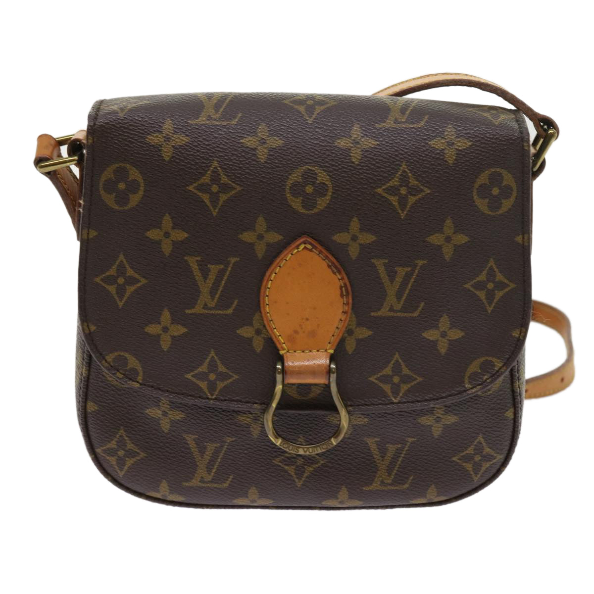 LOUIS VUITTON Monogram Saint Cloud MM Shoulder Bag M51243 LV Auth bs8790