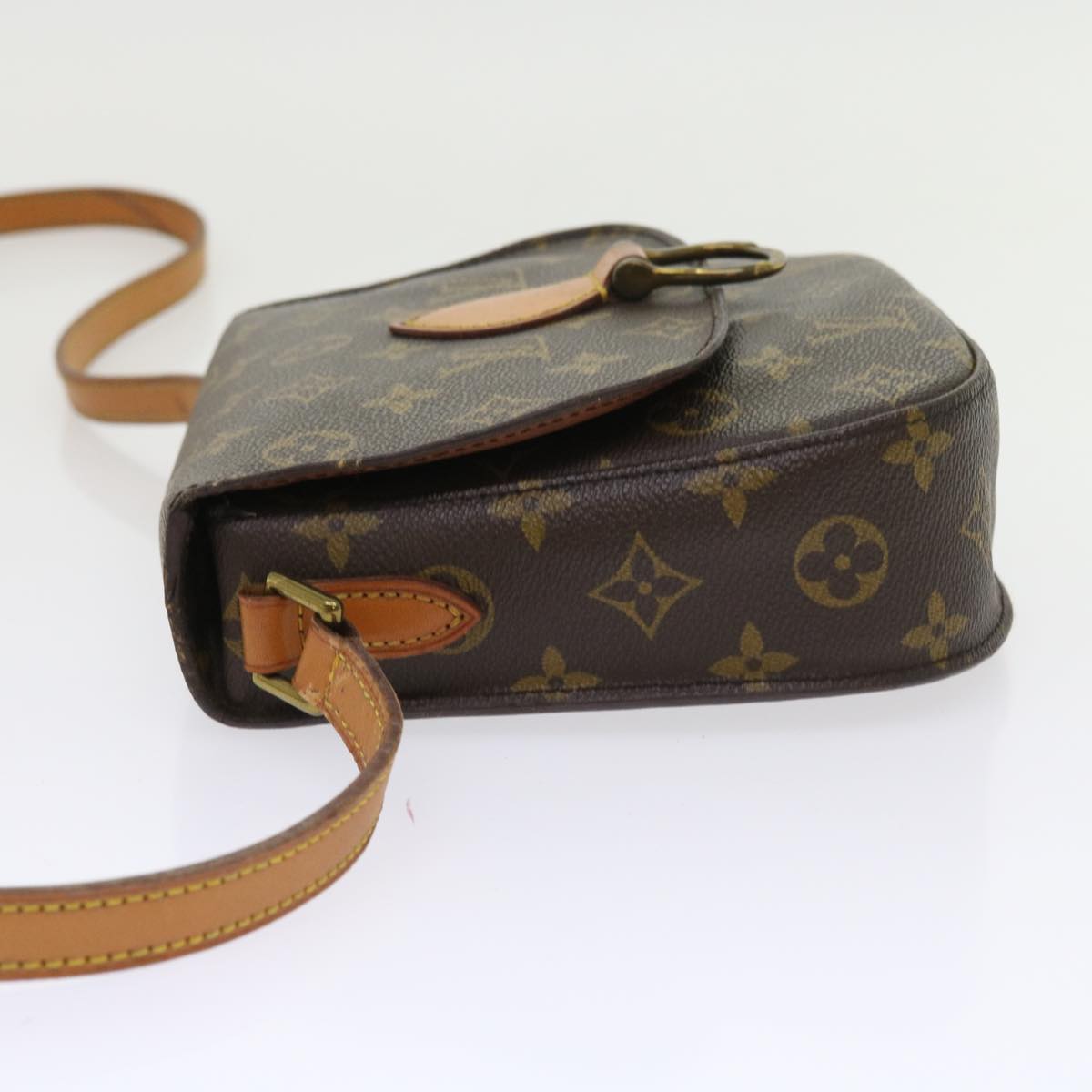 LOUIS VUITTON Monogram Saint Cloud MM Shoulder Bag M51243 LV Auth bs8790