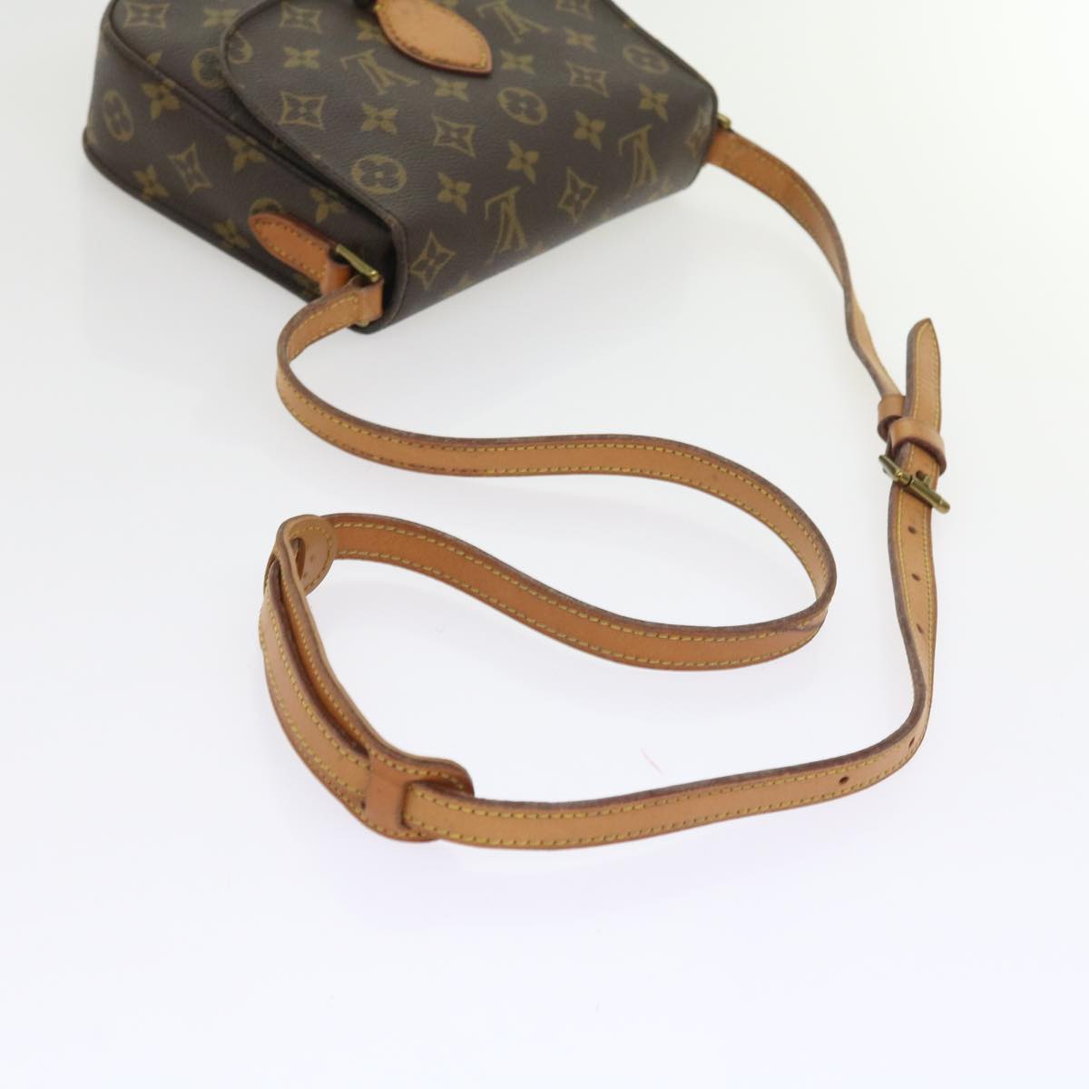 LOUIS VUITTON Monogram Saint Cloud MM Shoulder Bag M51243 LV Auth bs8790