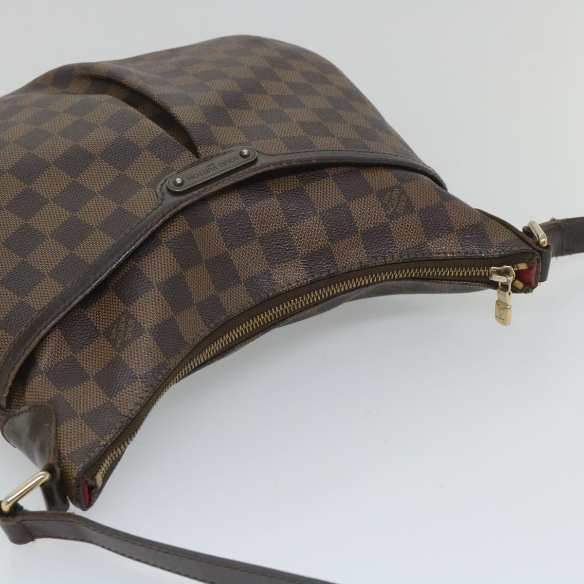 LOUIS VUITTON Damier Ebene Bloomsbury PM Shoulder Bag N42251 LV Auth bs8810