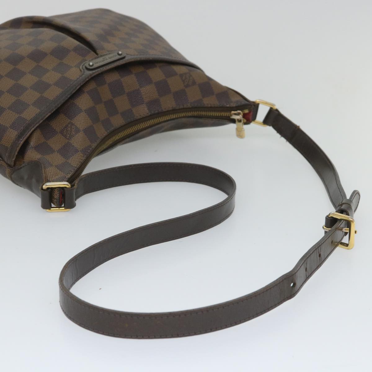 LOUIS VUITTON Damier Ebene Bloomsbury PM Shoulder Bag N42251 LV Auth bs8810