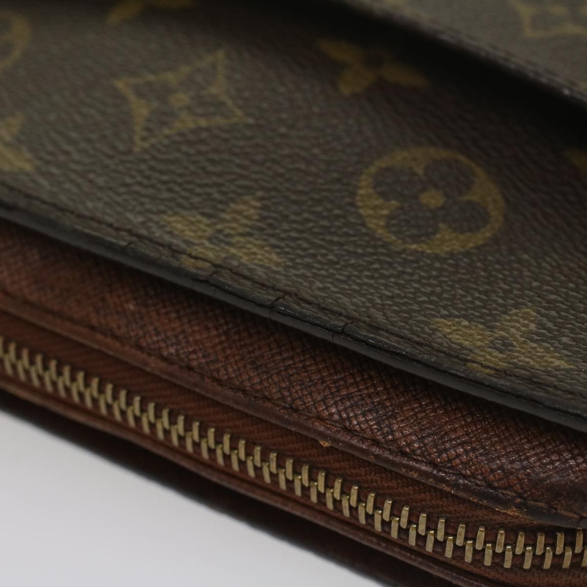 LOUIS VUITTON Monogram Orsay Clutch Bag M51790 LV Auth bs8815