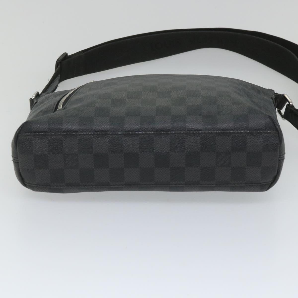 LOUIS VUITTON Damier Graphite Mick PM Shoulder Bag N40003 LV Auth bs8820