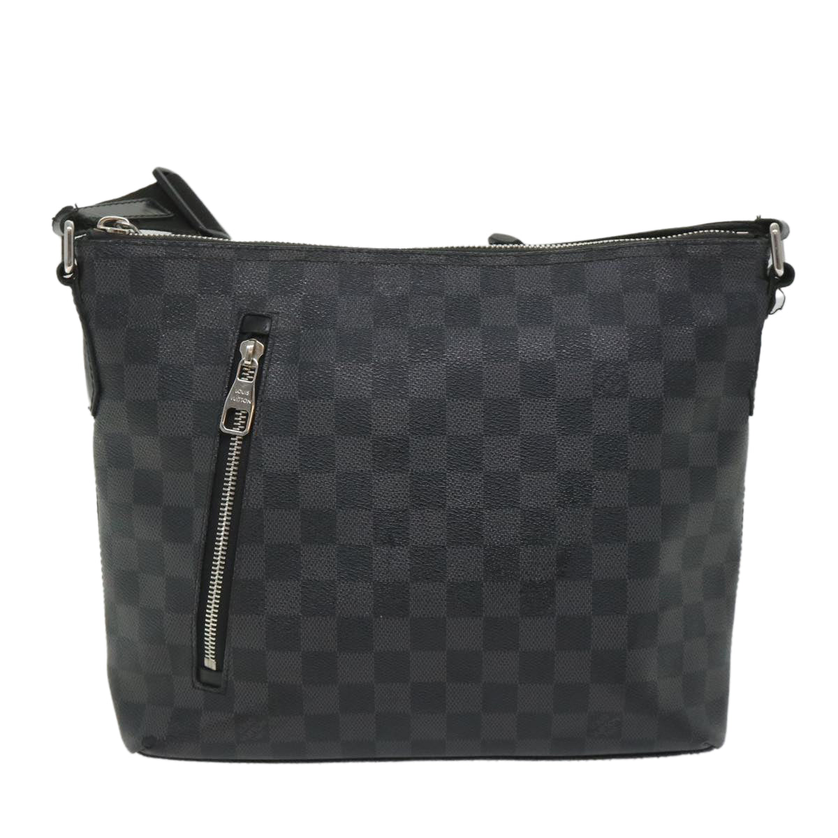 LOUIS VUITTON Damier Graphite Mick PM Shoulder Bag N40003 LV Auth bs8820