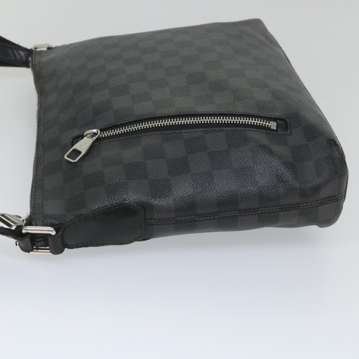 LOUIS VUITTON Damier Graphite Mick PM Shoulder Bag N40003 LV Auth bs8820