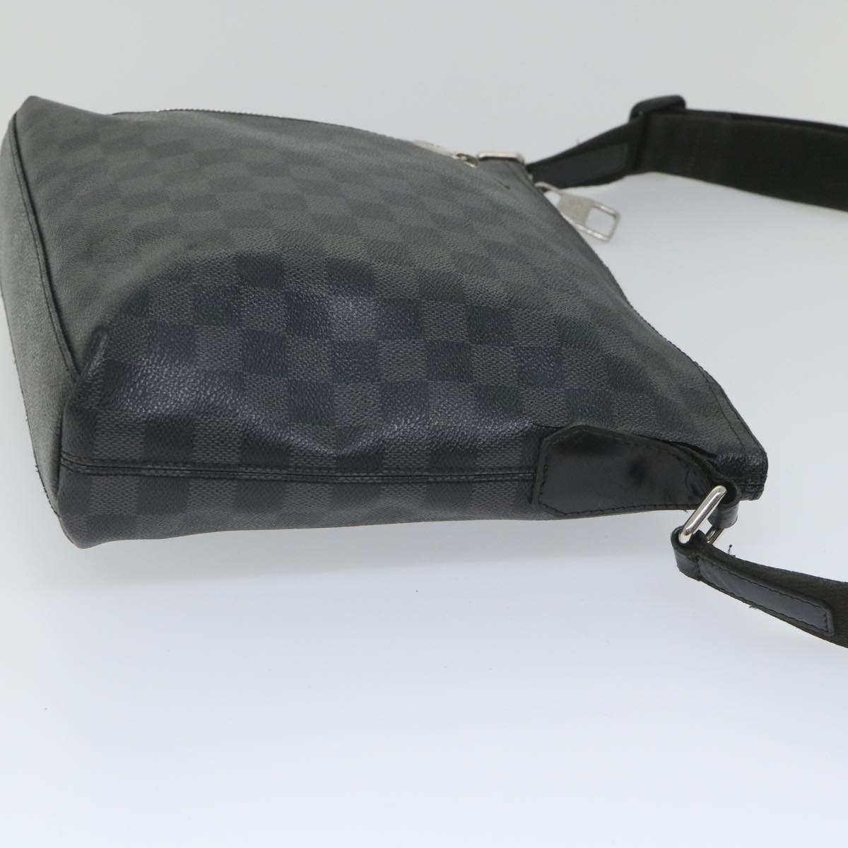 LOUIS VUITTON Damier Graphite Mick PM Shoulder Bag N40003 LV Auth bs8820