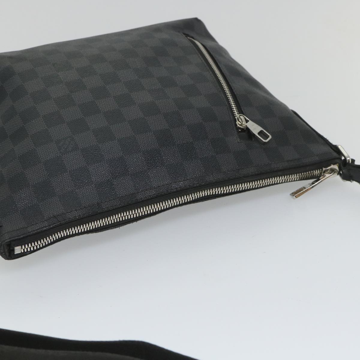 LOUIS VUITTON Damier Graphite Mick PM Shoulder Bag N40003 LV Auth bs8820