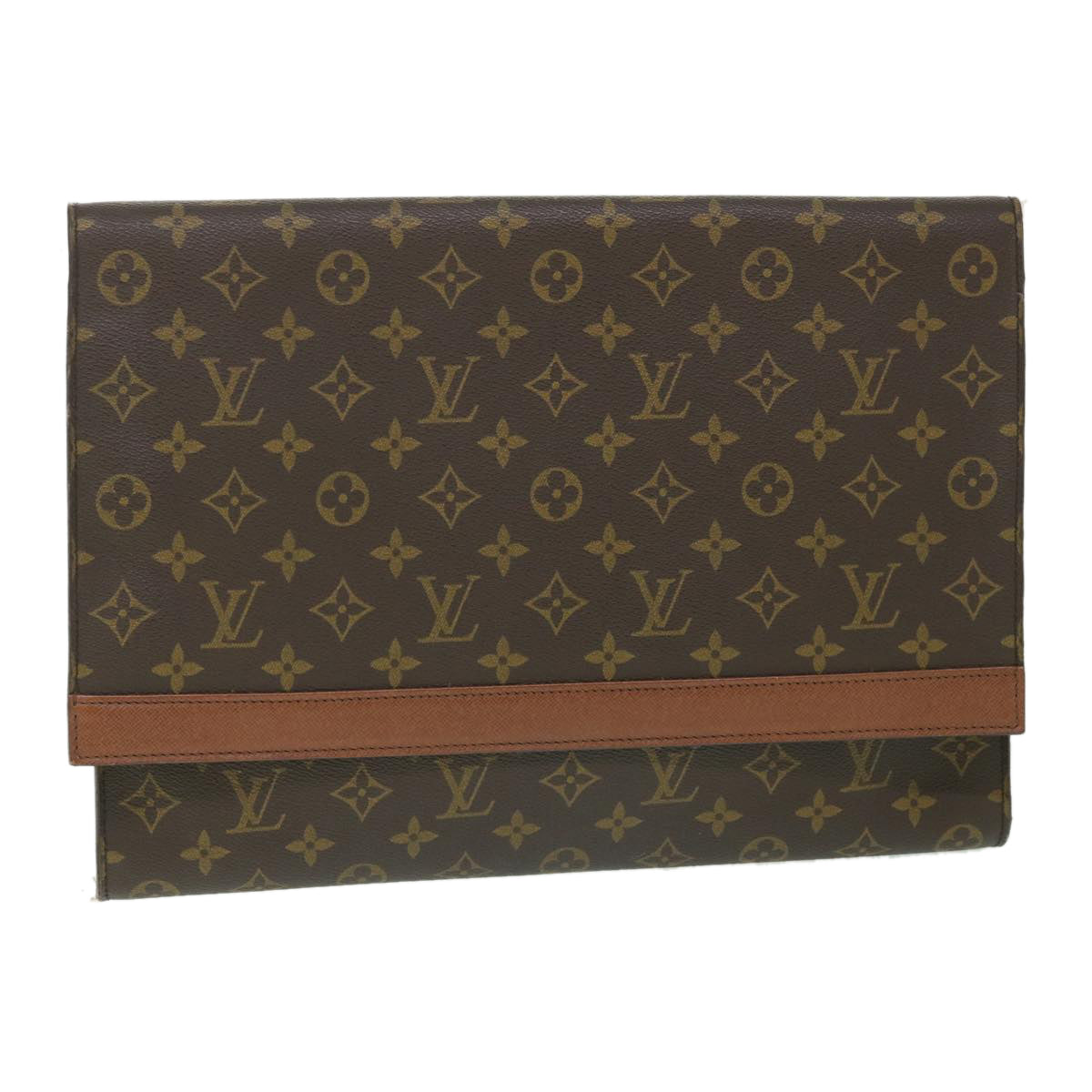 LOUIS VUITTON Monogram Porte Envelope Clutch Bag M51801 LV Auth bs8842