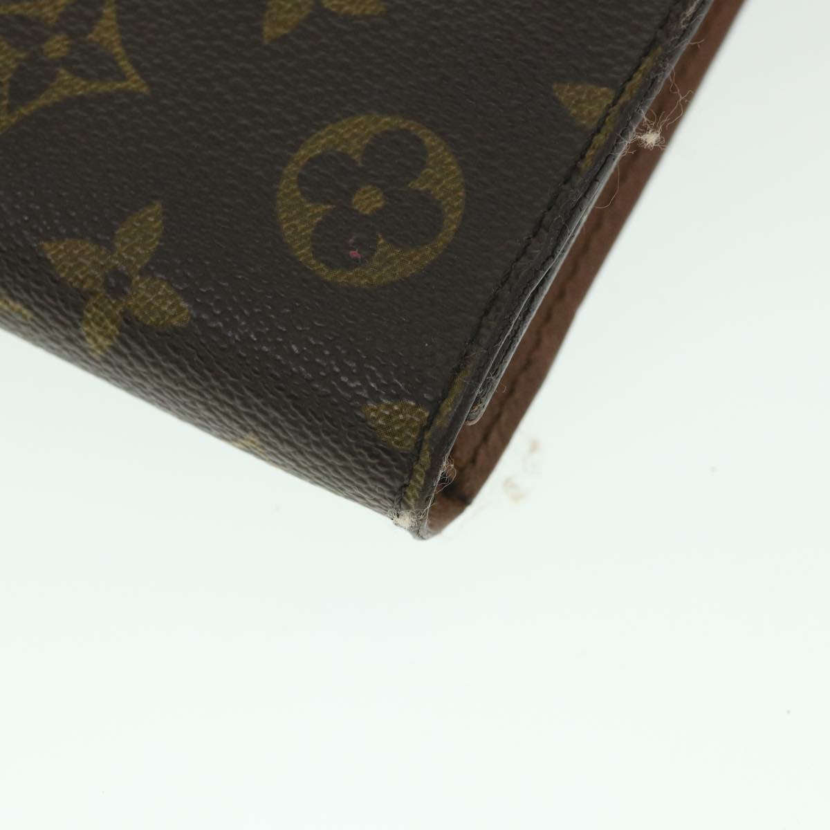 LOUIS VUITTON Monogram Porte Envelope Clutch Bag M51801 LV Auth bs8842