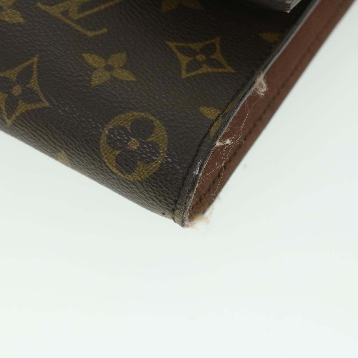 LOUIS VUITTON Monogram Porte Envelope Clutch Bag M51801 LV Auth bs8842