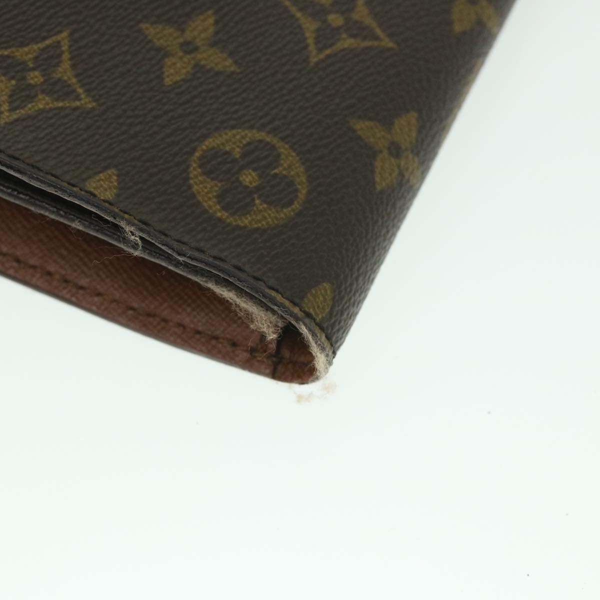 LOUIS VUITTON Monogram Porte Envelope Clutch Bag M51801 LV Auth bs8842