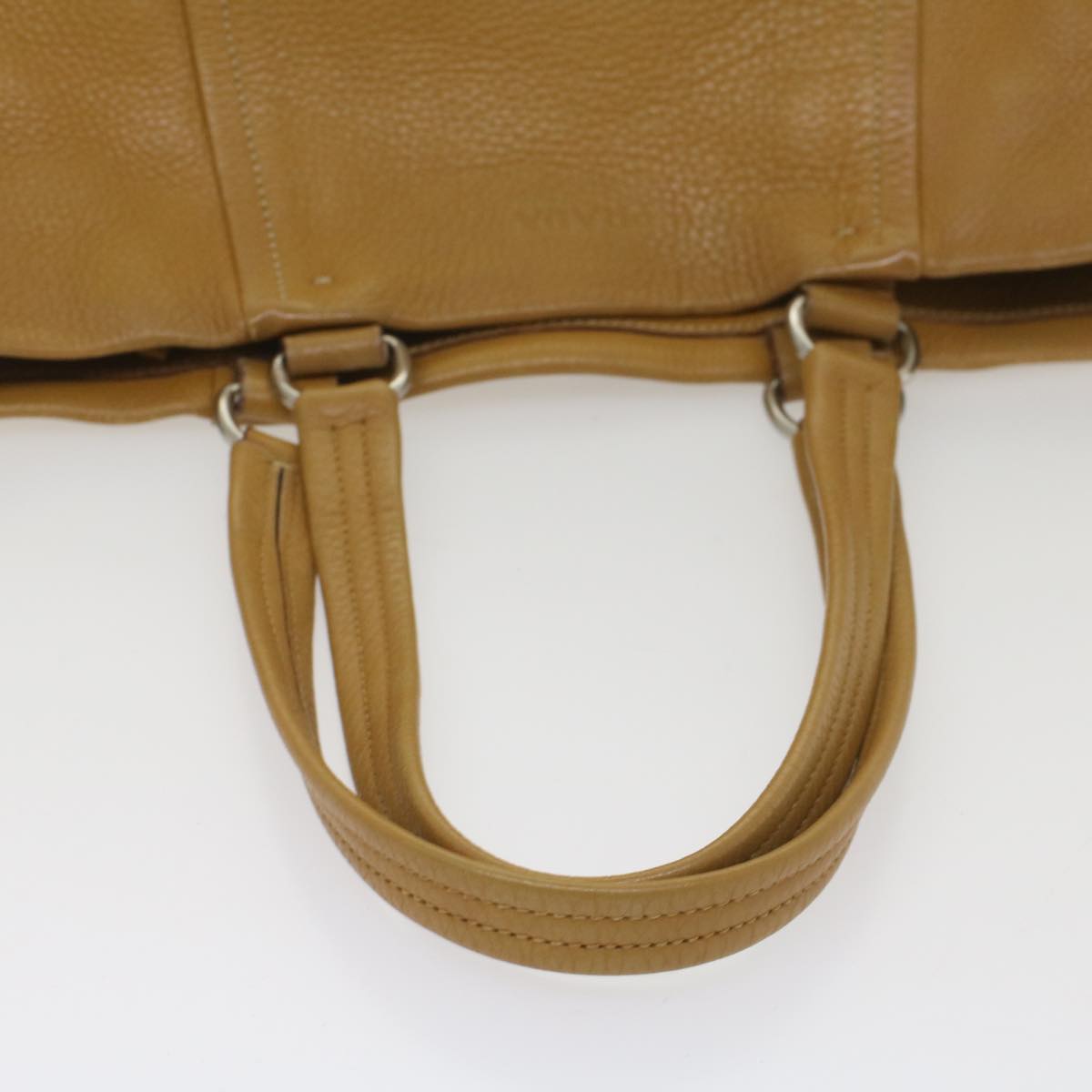 PRADA Tote Bag Leather Brown Auth bs8845