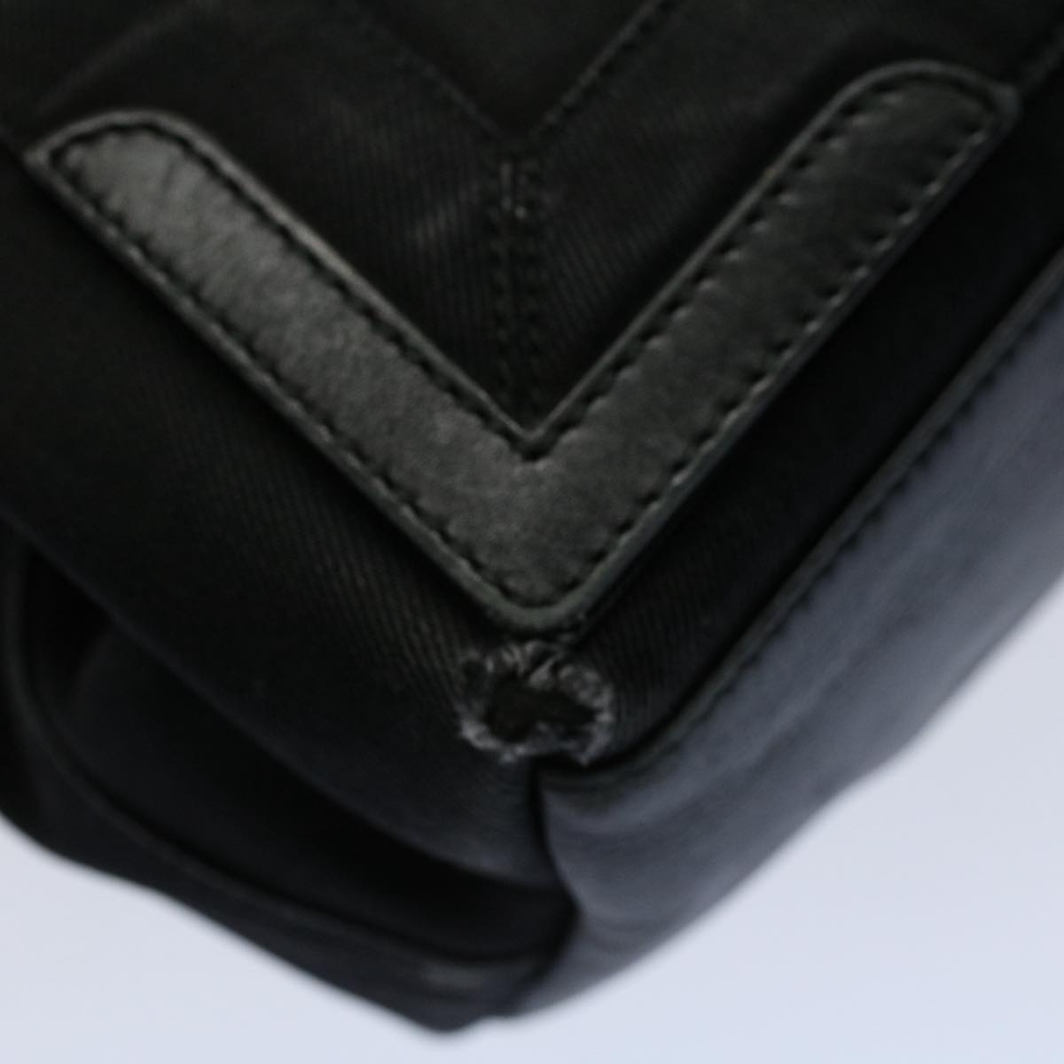 BALENCIAGA Tote Bag Canvas Black 339933 Auth bs8849