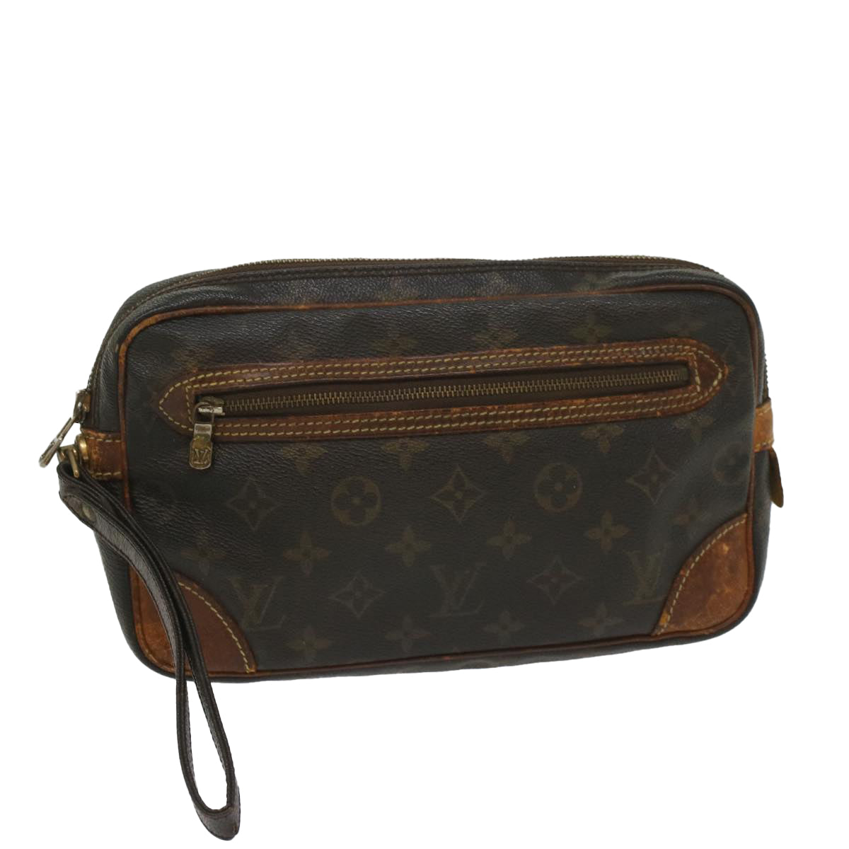 LOUIS VUITTON Monogram Marly Dragonne PM Clutch Bag M51827 LV Auth bs8871