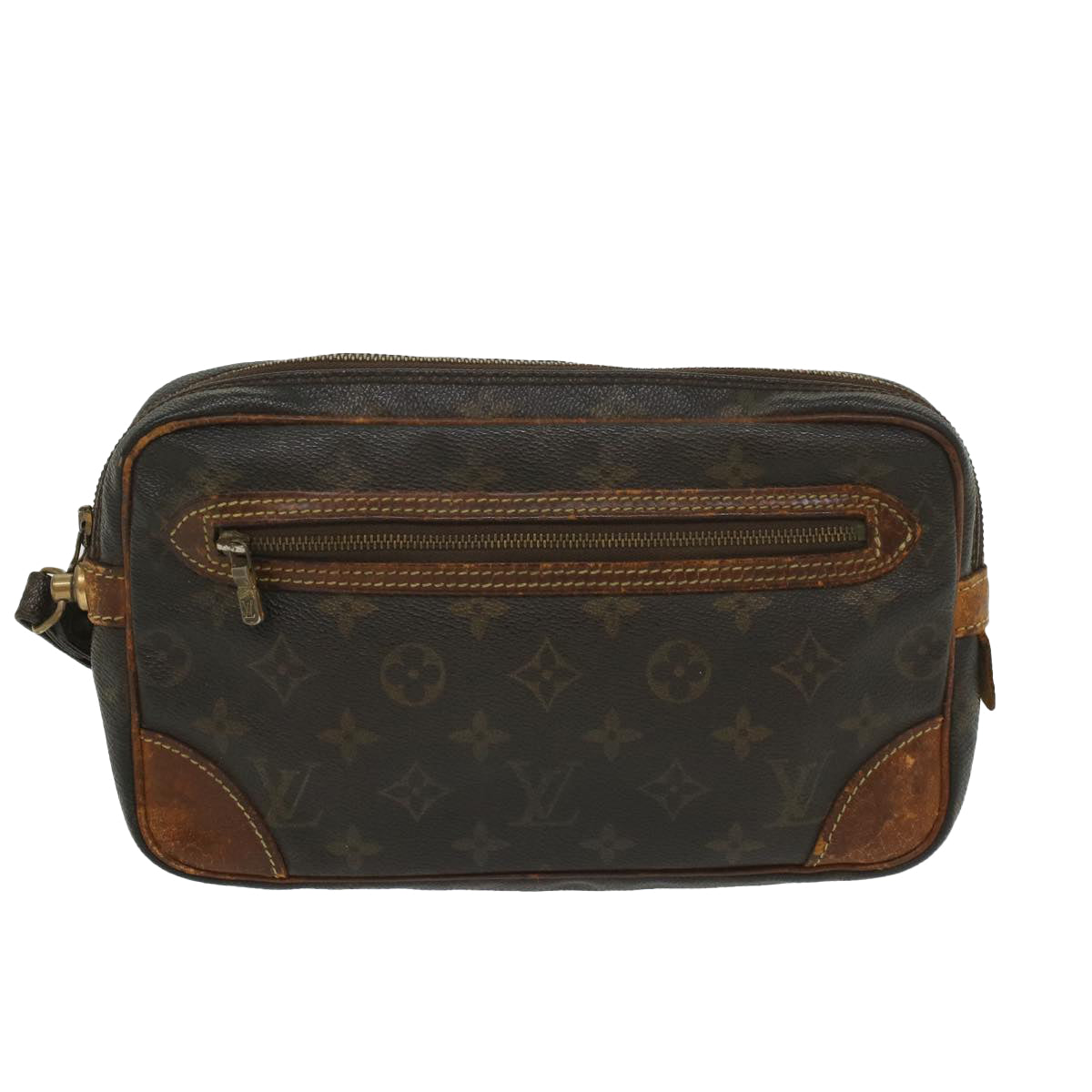 LOUIS VUITTON Monogram Marly Dragonne PM Clutch Bag M51827 LV Auth bs8871