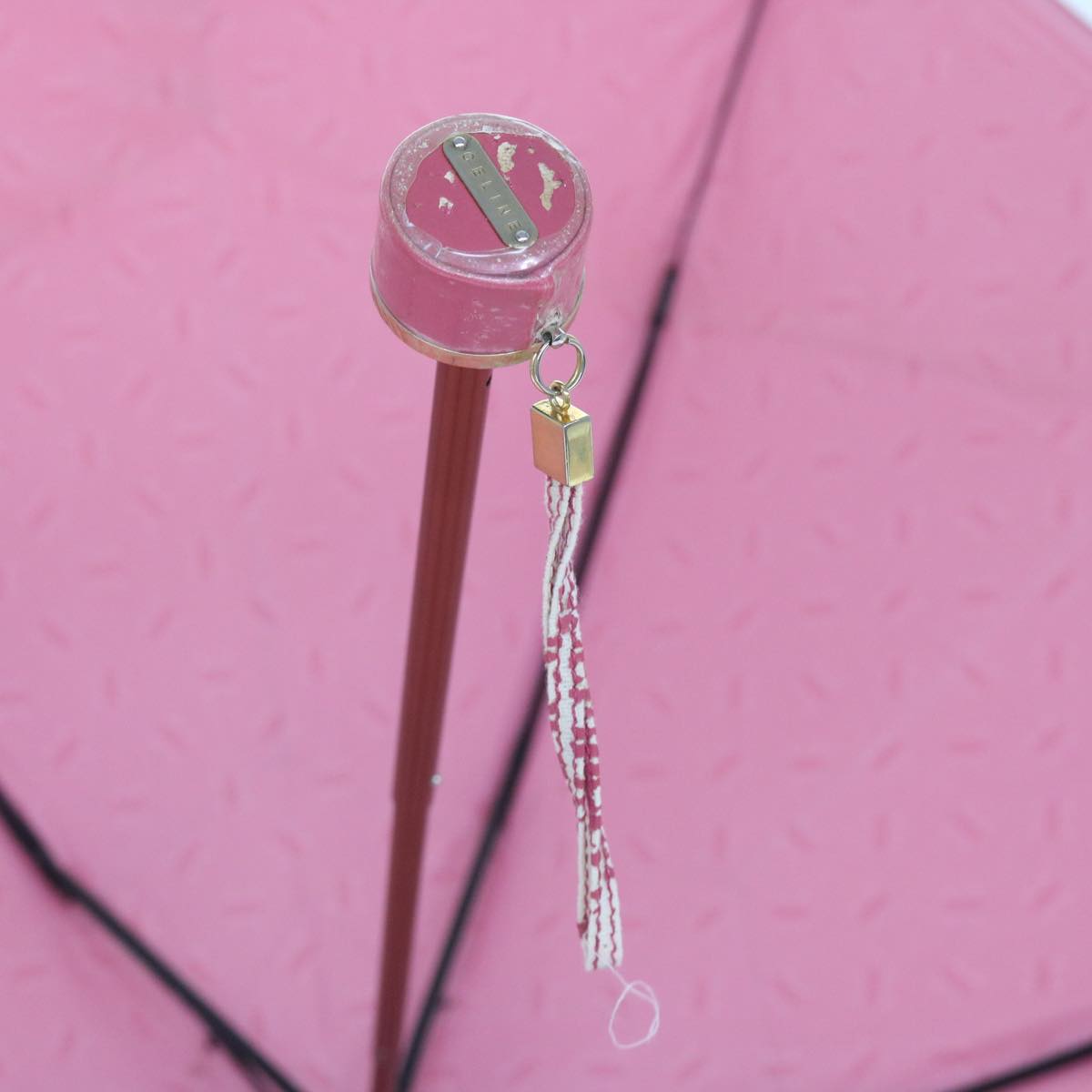 CELINE Gucci Macadam GG Folding Umbrella Nylon 3Set Pink Black Red Auth bs8880
