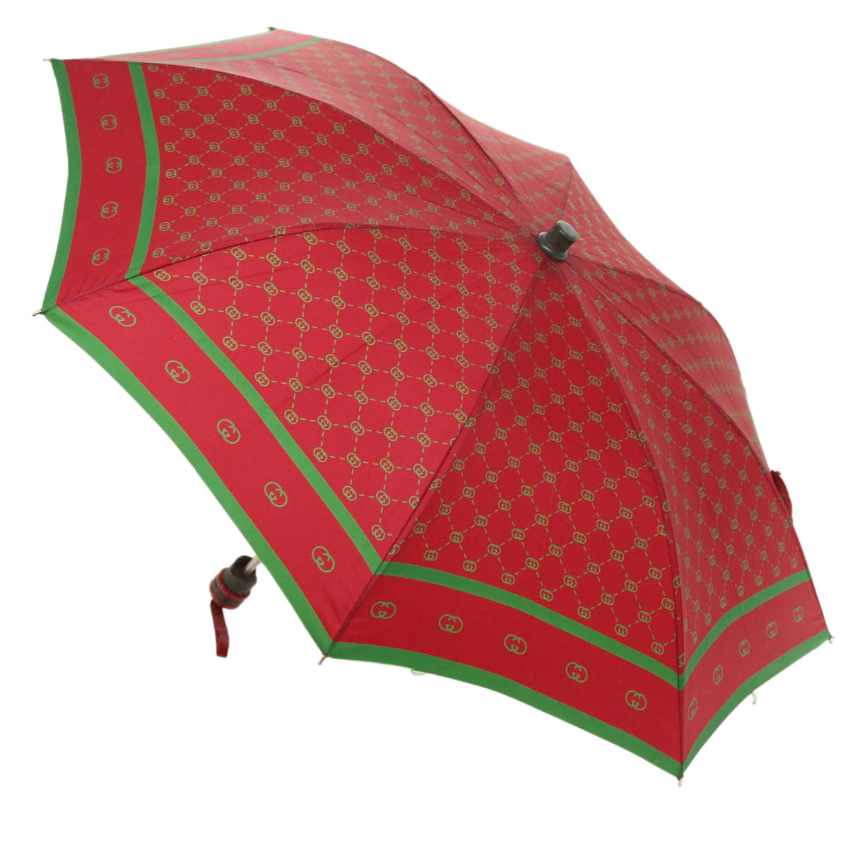 CELINE Gucci Macadam GG Folding Umbrella Nylon 3Set Pink Black Red Auth bs8880 - 0