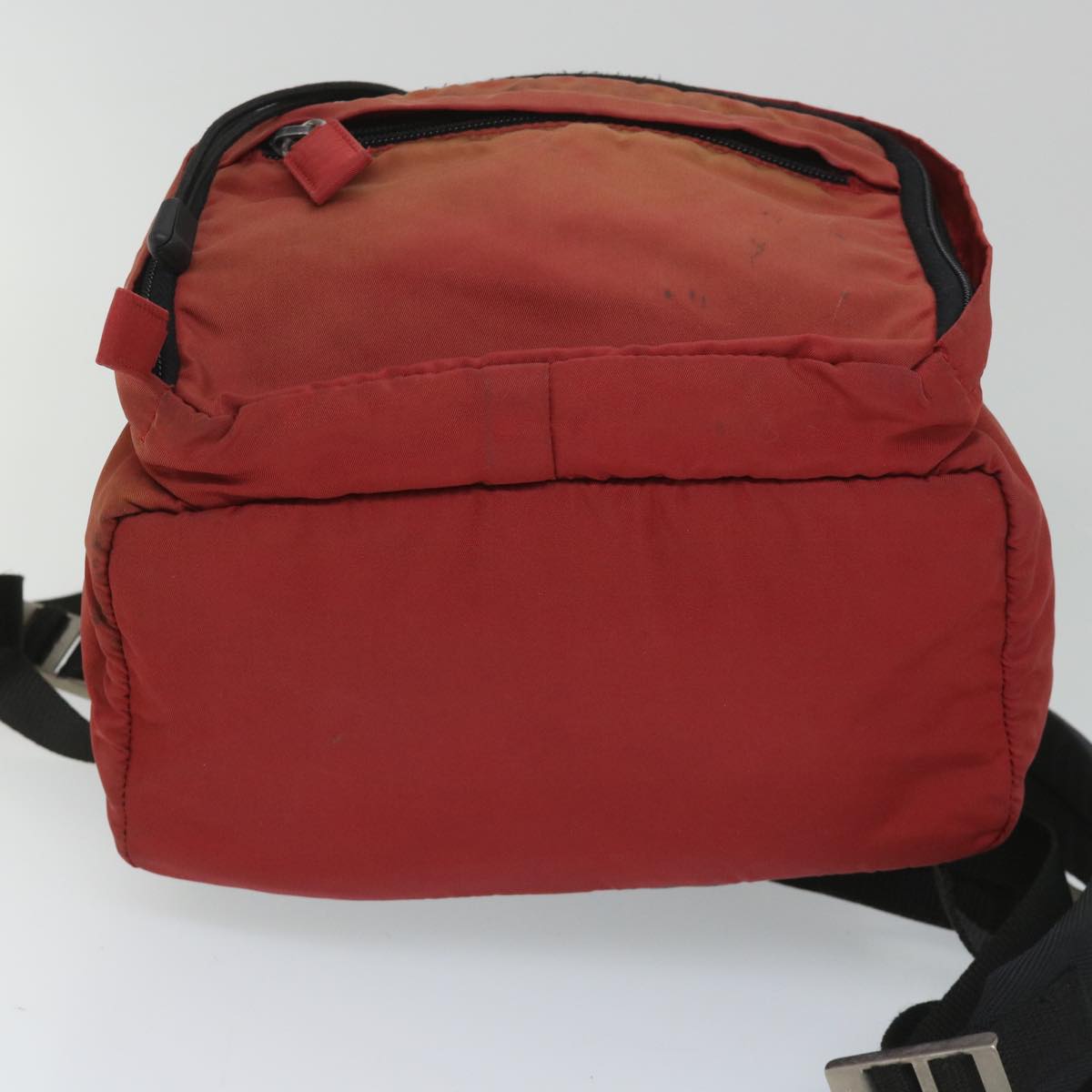 PRADA Backpack Nylon Red Auth bs8895