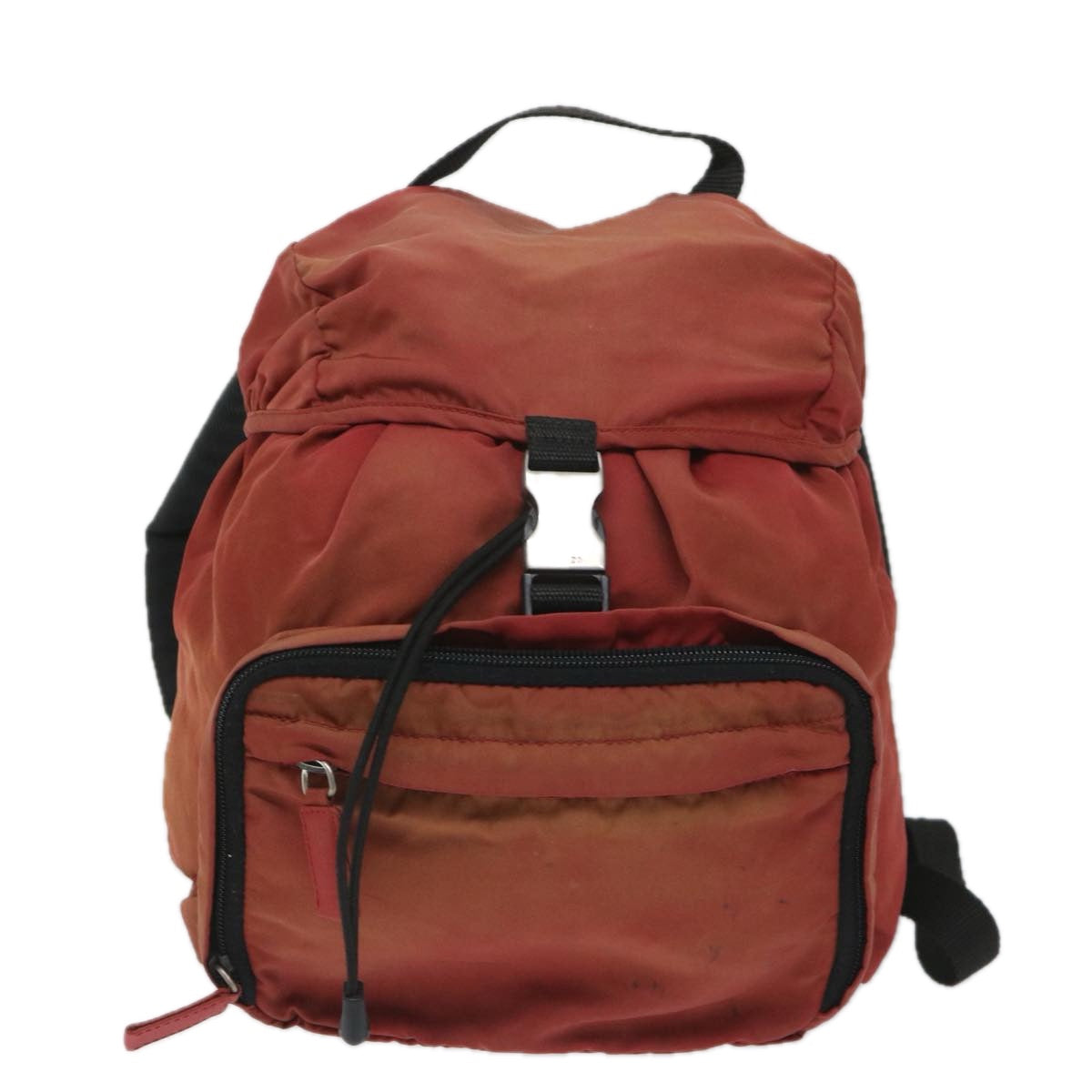 PRADA Backpack Nylon Red Auth bs8895