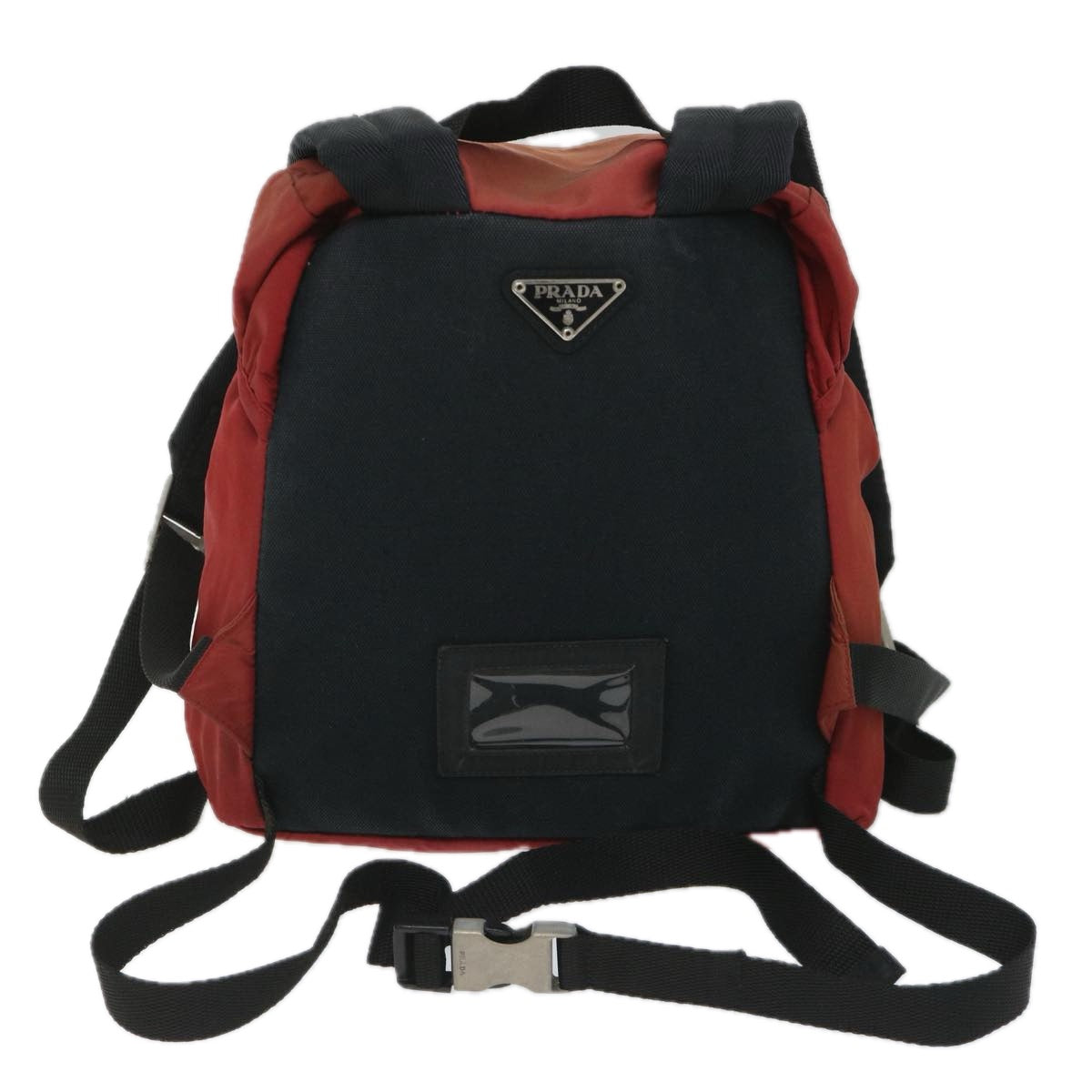 PRADA Backpack Nylon Red Auth bs8895 - 0