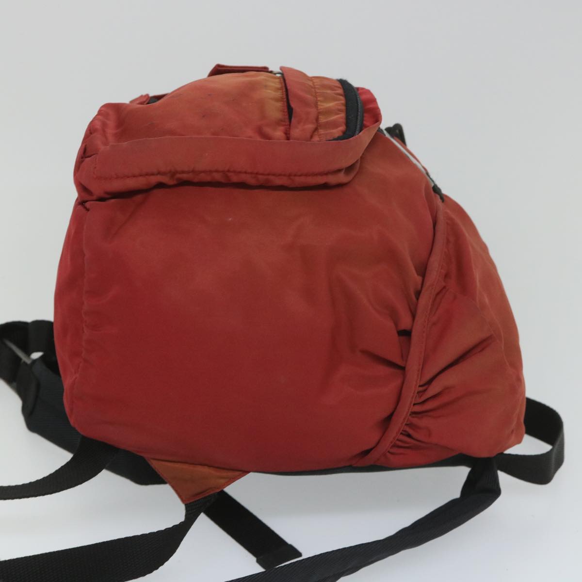 PRADA Backpack Nylon Red Auth bs8895