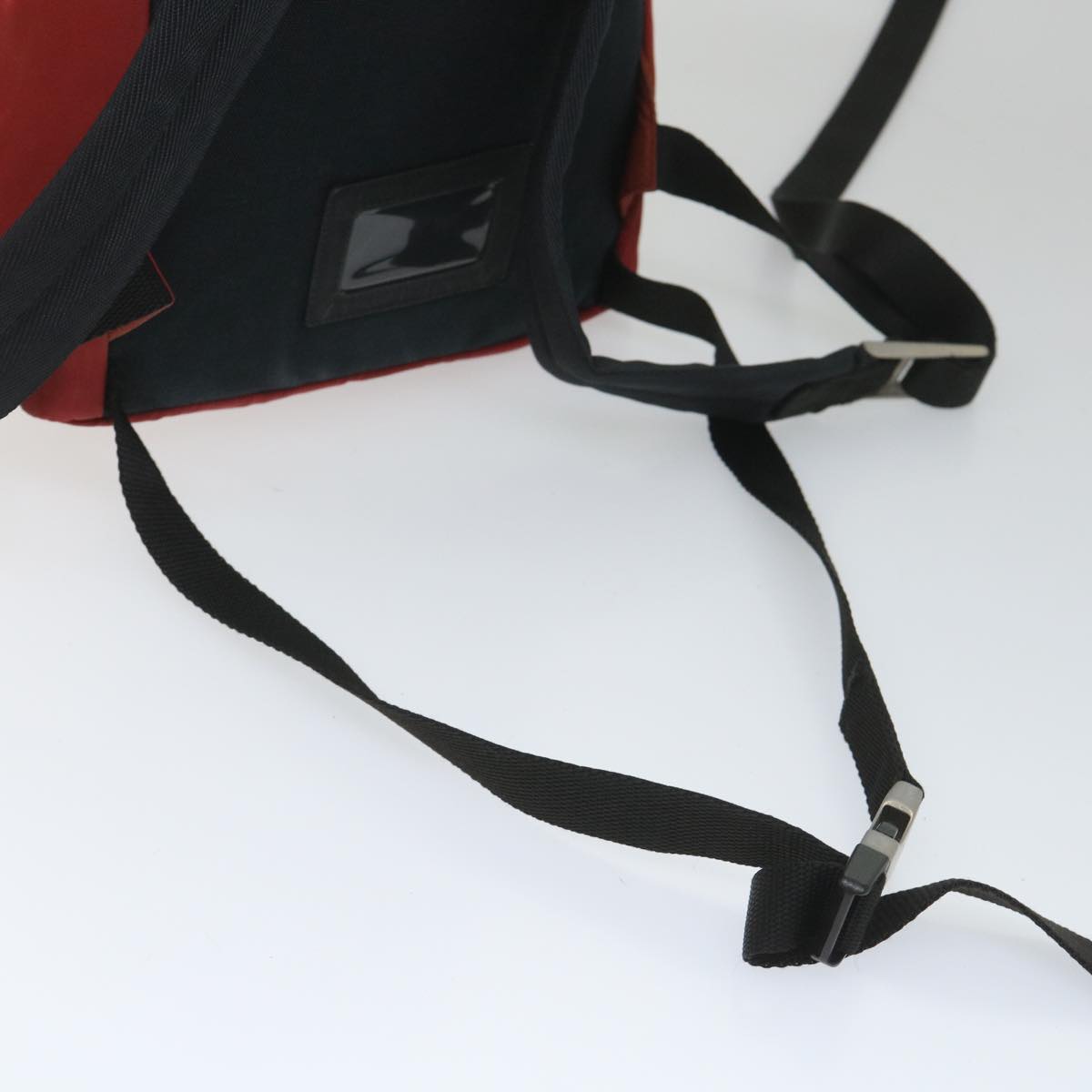 PRADA Backpack Nylon Red Auth bs8895