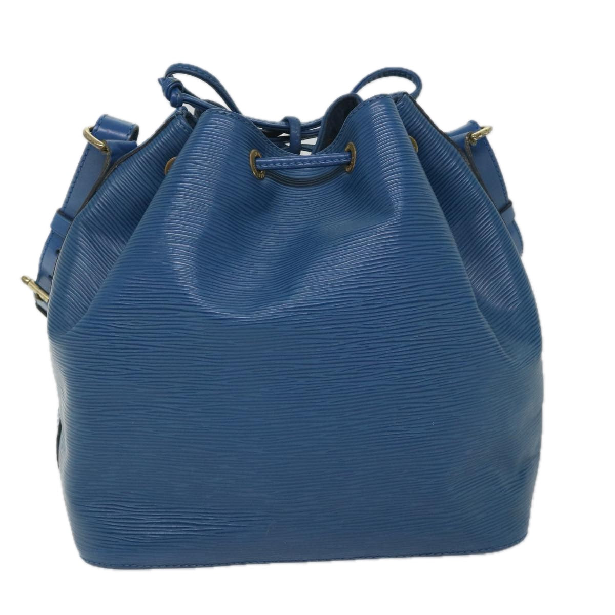 LOUIS VUITTON Epi Petit Noe Shoulder Bag Blue M44105 LV Auth bs8902