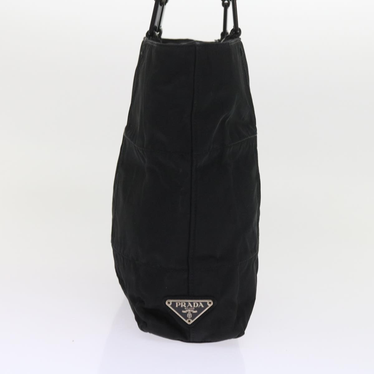 PRADA Shoulder Bag Nylon Black Auth bs8907