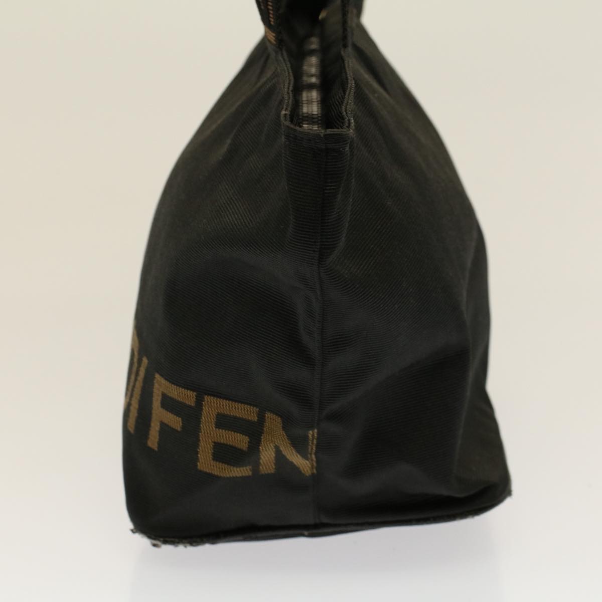 FENDI Hand Bag Nylon Black Auth bs8914