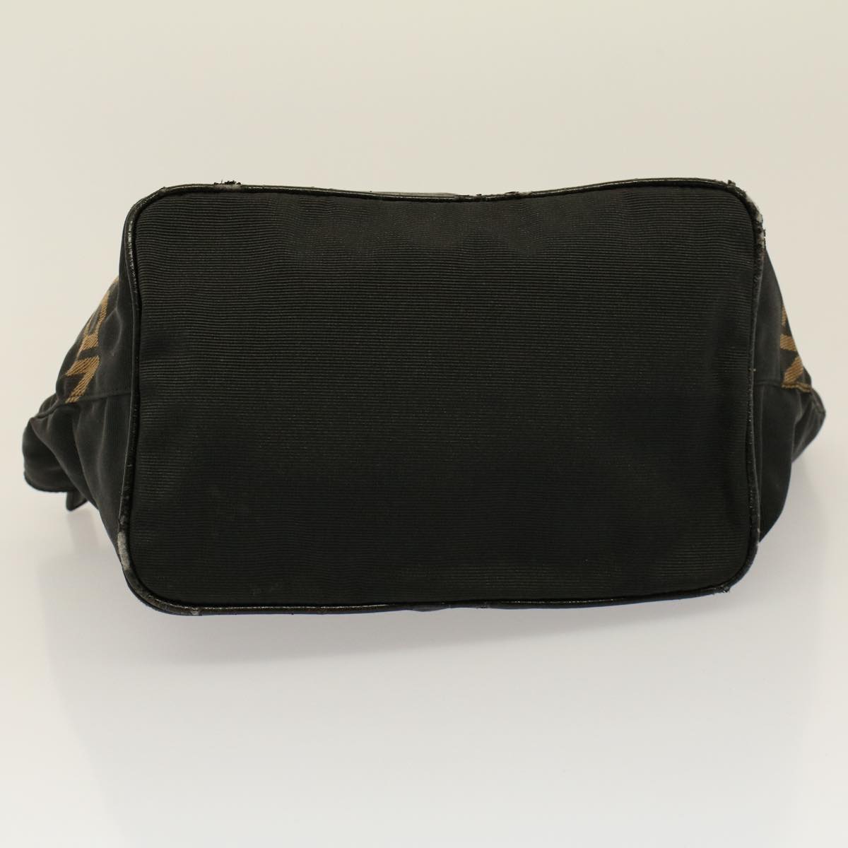 FENDI Hand Bag Nylon Black Auth bs8914