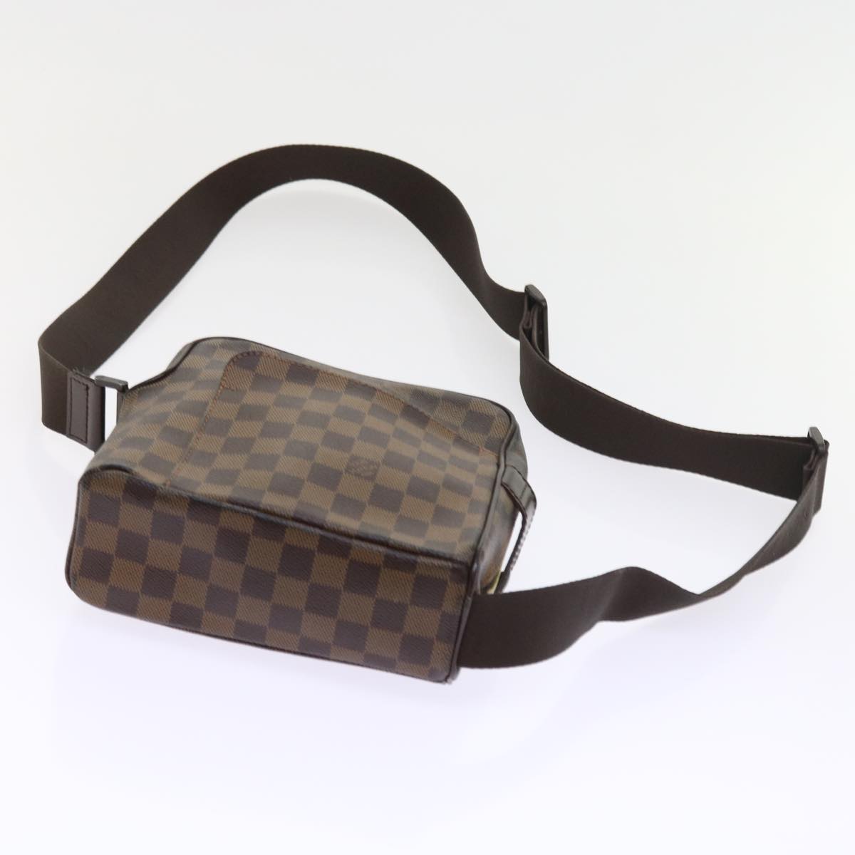 LOUIS VUITTON Damier Ebene Olaf PM Shoulder Bag N41442 LV Auth bs8919