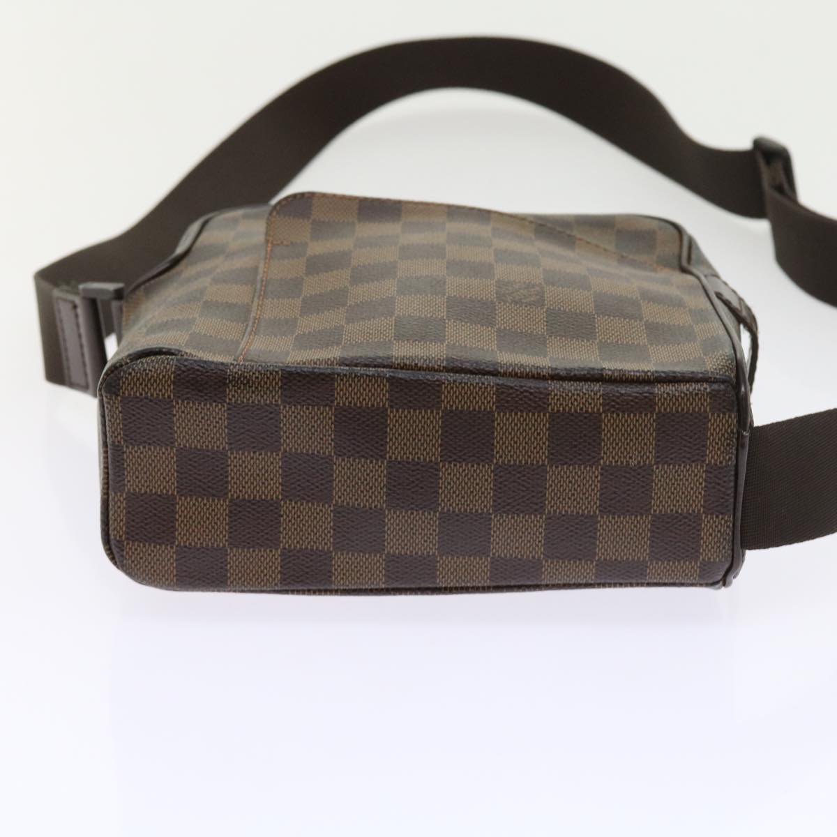 LOUIS VUITTON Damier Ebene Olaf PM Shoulder Bag N41442 LV Auth bs8919