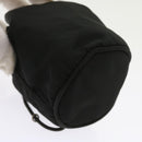 PRADA Pouch Nylon Black Auth bs8923-10
