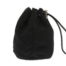 PRADA Pouch Nylon Black Auth bs8923-3