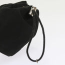 PRADA Pouch Nylon Black Auth bs8923-5