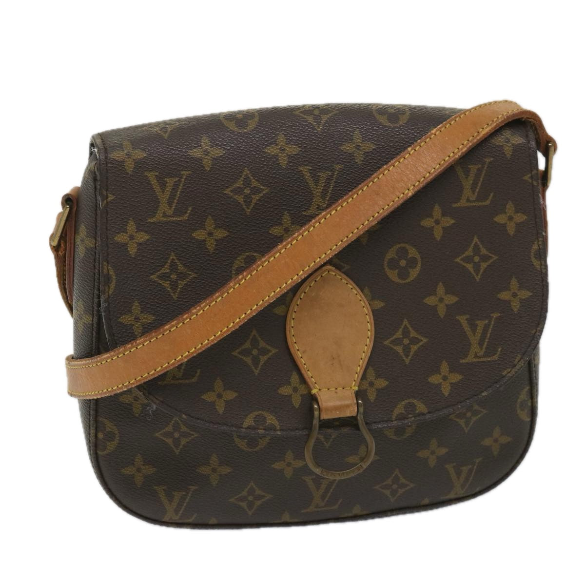 LOUIS VUITTON Monogram Saint Cloud GM Shoulder Bag M51242 LV Auth bs8936