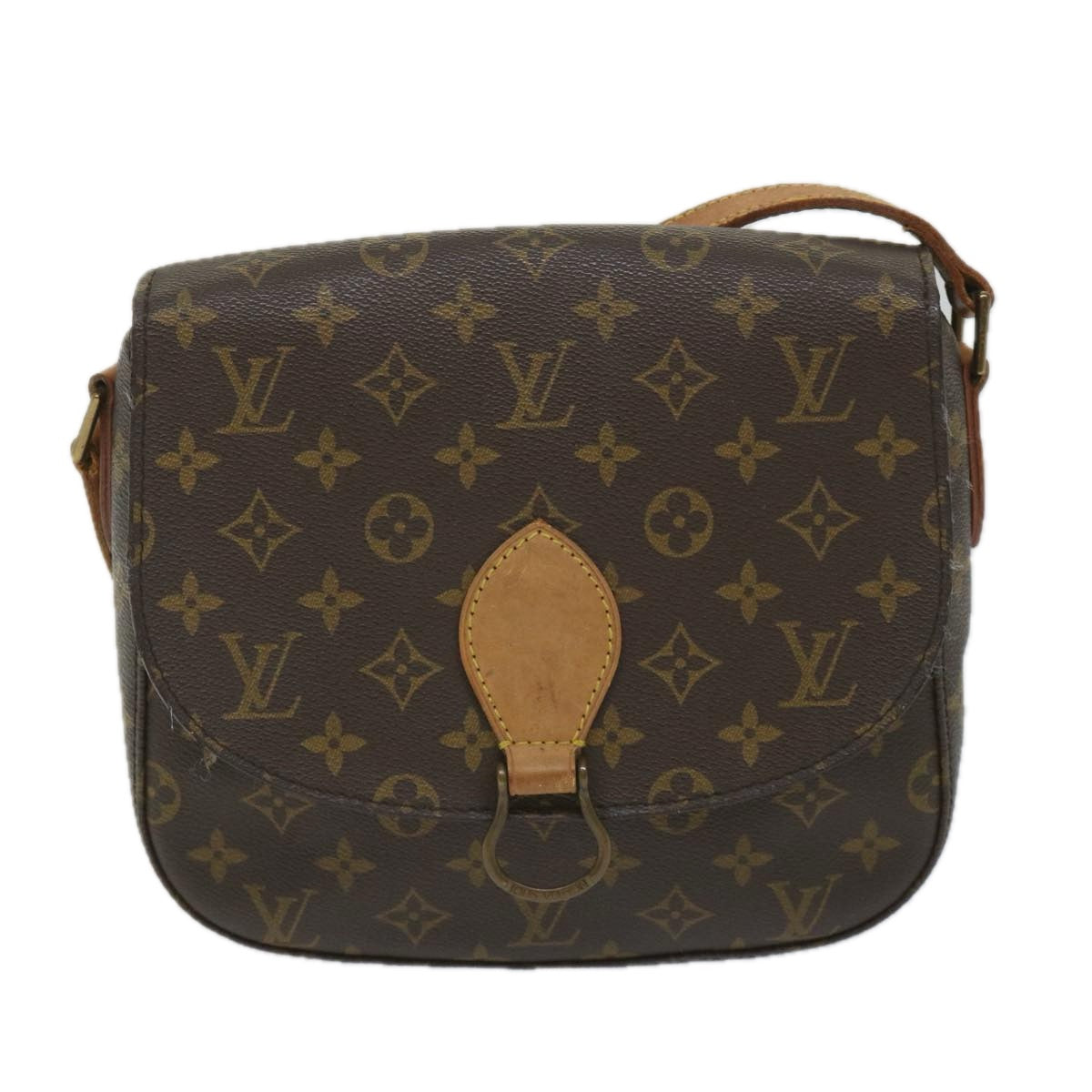 LOUIS VUITTON Monogram Saint Cloud GM Shoulder Bag M51242 LV Auth bs8936