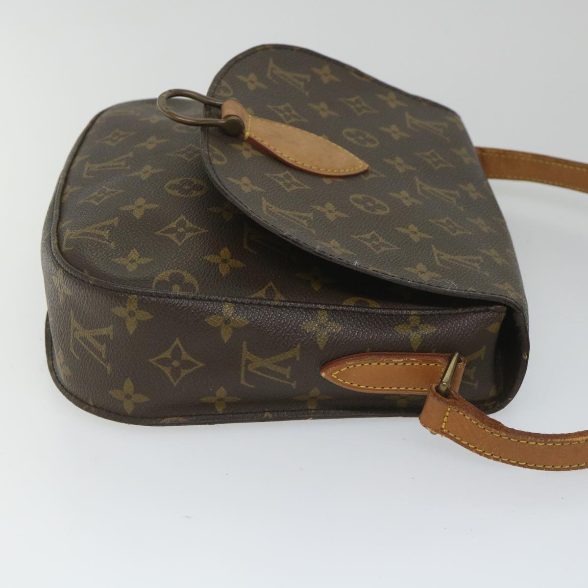 LOUIS VUITTON Monogram Saint Cloud GM Shoulder Bag M51242 LV Auth bs8936