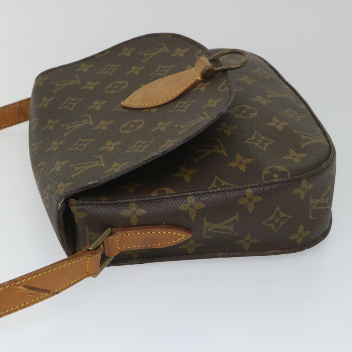 LOUIS VUITTON Monogram Saint Cloud GM Shoulder Bag M51242 LV Auth bs8936